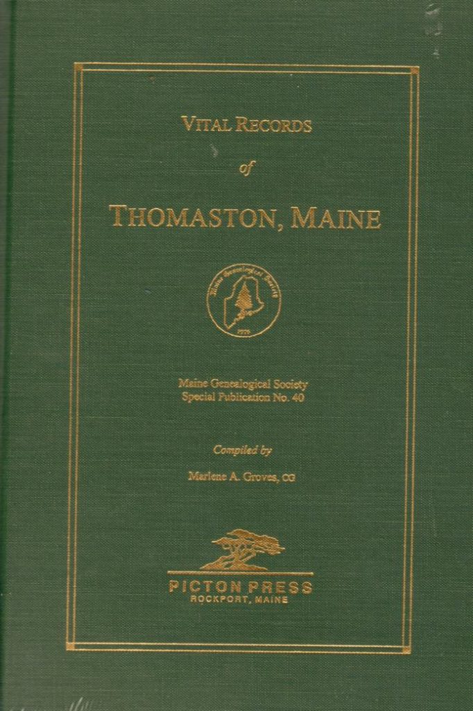 Vital Records of Thomaston